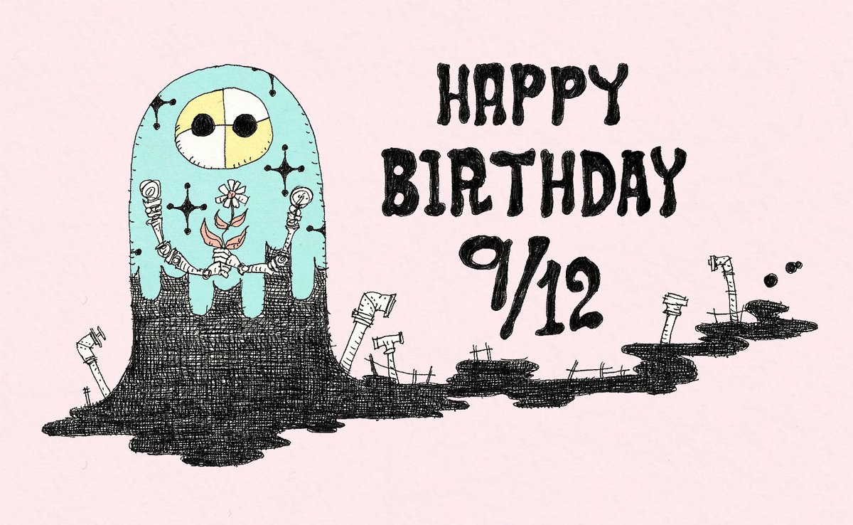 「毎日誰かの誕生日!9月12日生まれの方、お誕生日おめでとうございます!9/12生」|大志のイラスト
