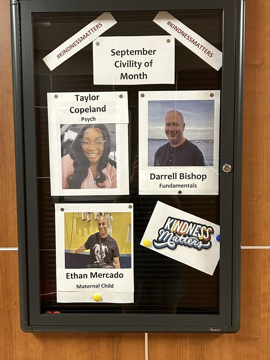 APSUSON's tweet photo. September Nursing Student CIVILITY OF THE MONTH!!!
.
💯🩺💯🩺💯
.
So proud of all of your kindness you have shown to others around you. ❤️
.
#kindnessDOESmatter
#son #APSU #lovepeople https://t.co/iSLiMvIYav