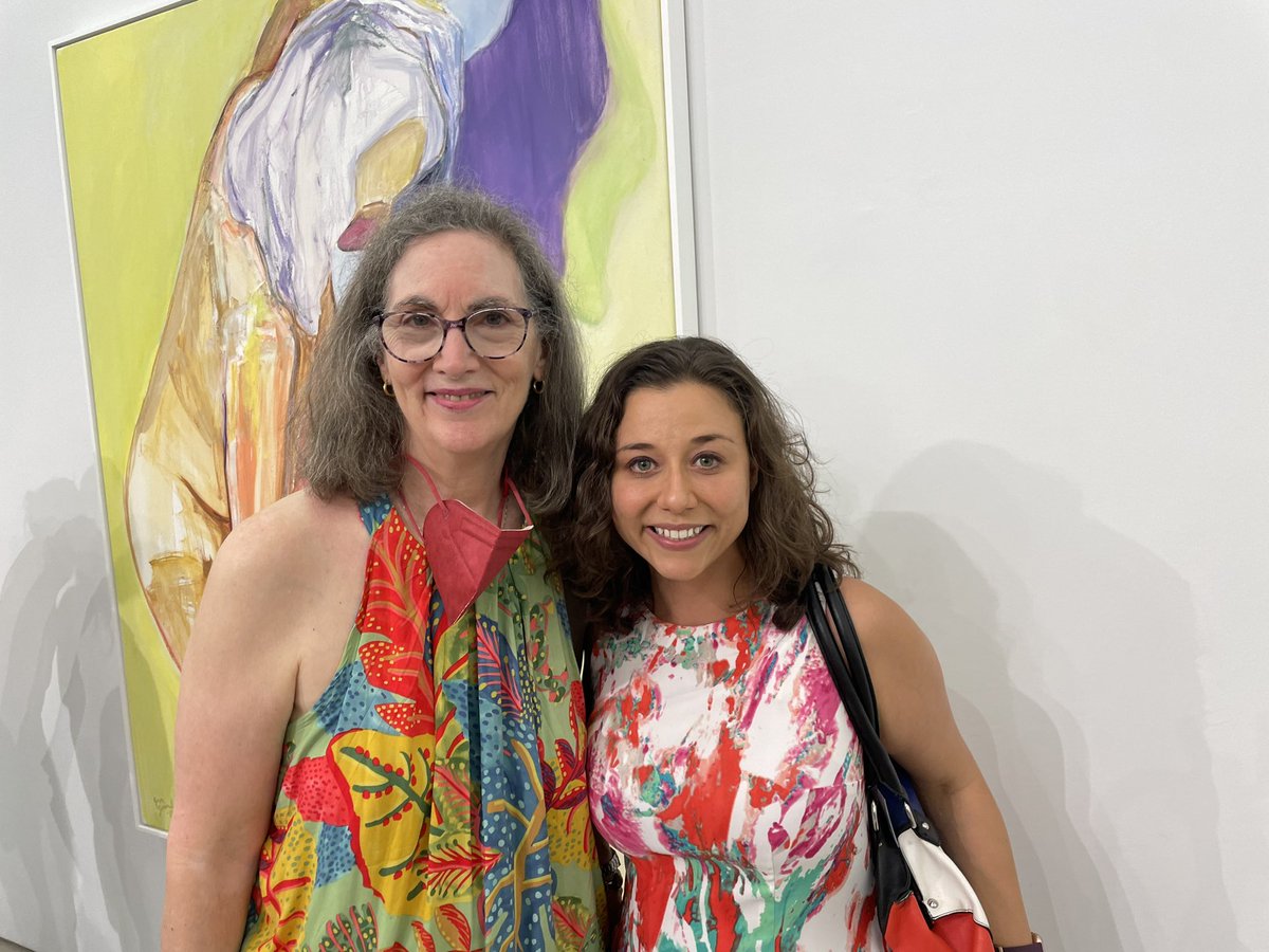 VanessaSTroiano's tweet photo. Celebrating #JoanSemmel with #CUNY Art Historians Gail Levin, Kathleen Wentrack, &amp; Annemarie Coffey at #AlexanderGrayGallery.

@paintspots @ArtBiographer @kwentrack4 @CUNY @GCArtHistory 

#WomenArtists #GreatWomenArtists #FeministArt #ContemporaryPainting #ArmoryWeek https://t.co/3rDawIdXjX