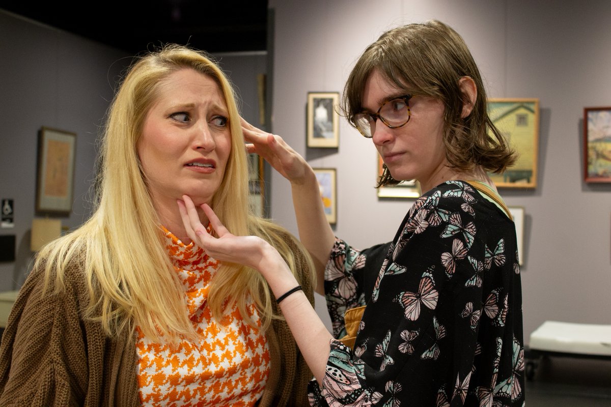 cacccARTS's tweet photo. Our psychic is having visions of you buying tickets to see Deathtrap with Log Art Theatre... That's right! This exciting, and dare we say "murderous" play opens September 29th at your Community Arts Center.  🎭

🎟️ Tickets on sale now: https://t.co/ran7sUcskO https://t.co/ZfnYeRAAPh
