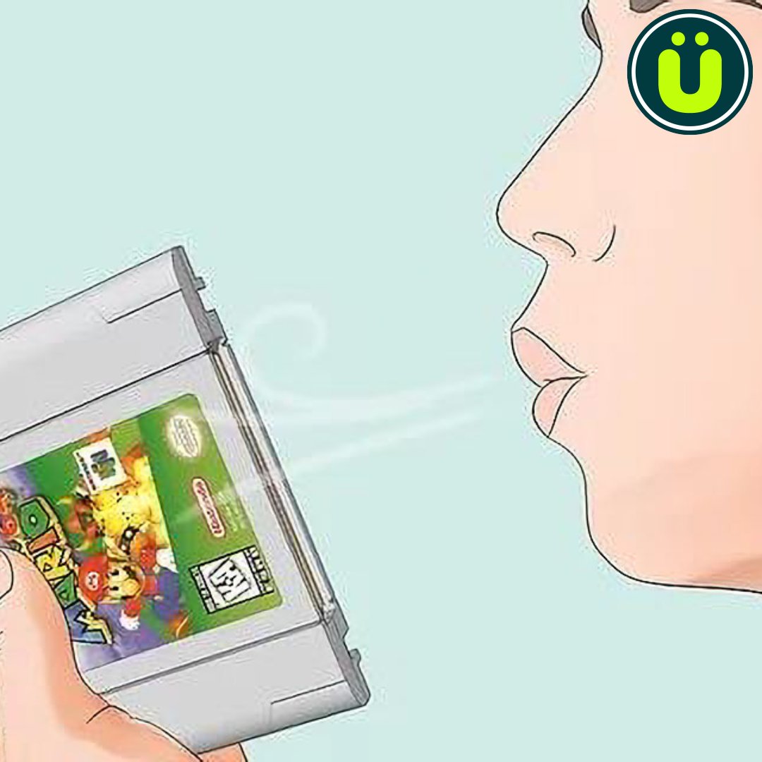 UberFacts's tweet image. Contrary to popular belief, blowing into Nintendo game cartridges didn't fix them by removing dust – removing and reinserting the cartridge was what actually increased the chance of a good connection