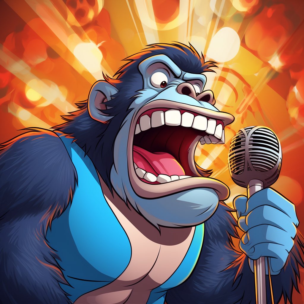 Angry Singer? In this world we have all kinds of personalities! 🙃

<a href="/ApetopiaCo/">Apetopia</a> <a href="/AngryApesNFT/">Angry Apes Society</a>