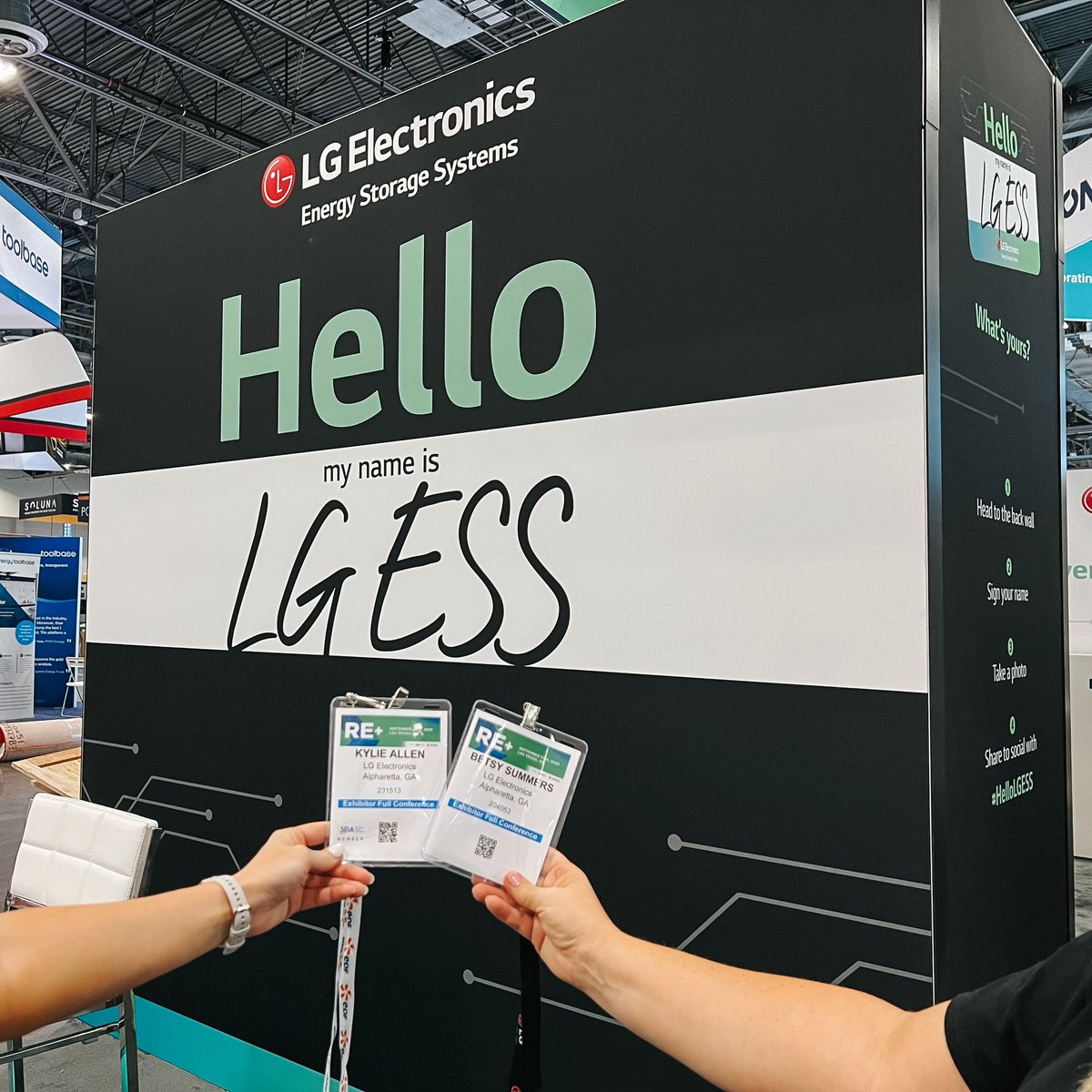 LG_ESS's tweet photo. LG Electronics ESS just landed in Vegas for @REPlusEvents 2023. ✈️ You can find us at booth # 4717 this week.
#HelloLGESS #REplus23 #EnergyStorage https://t.co/LNmEq0hAUe