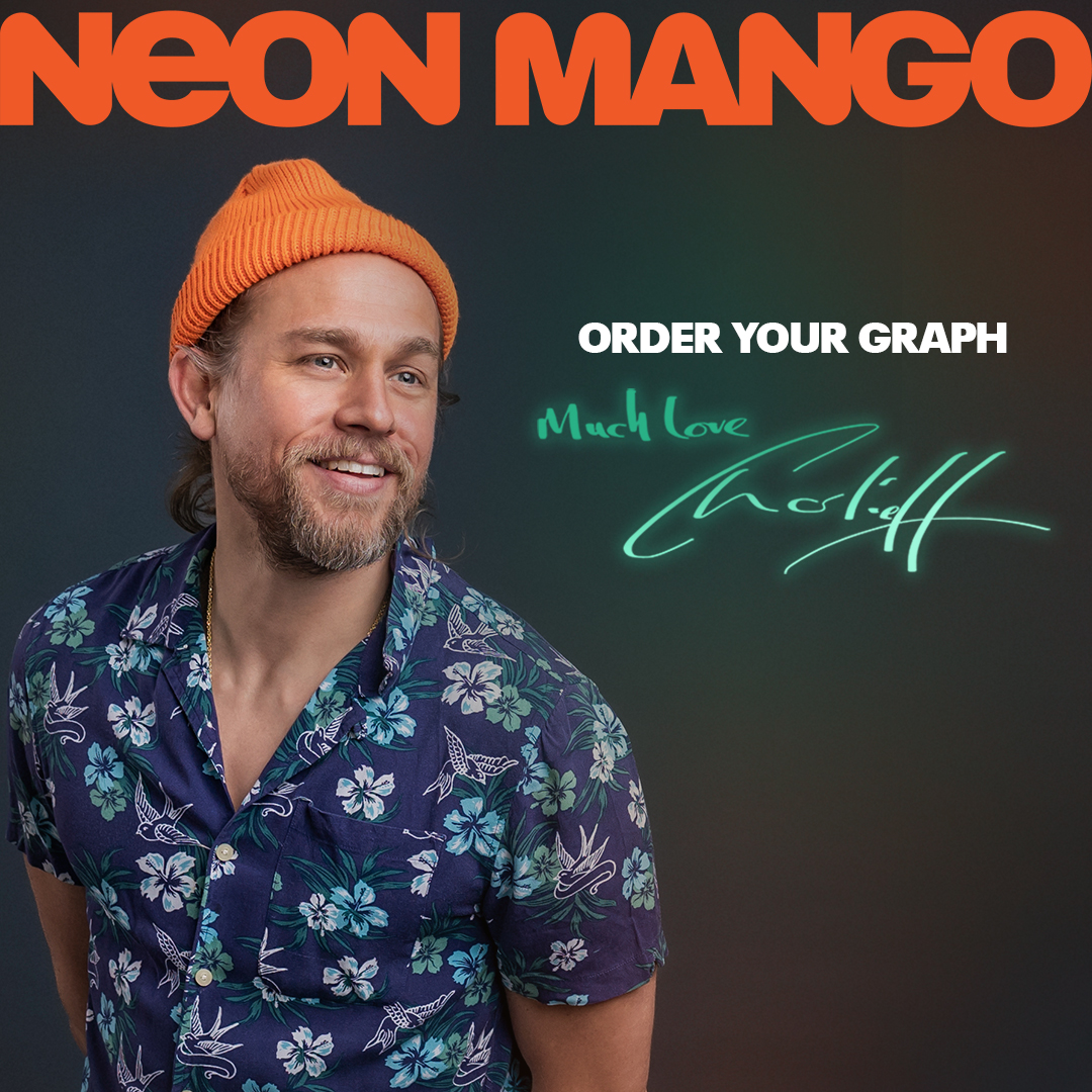 WE ARE LIVE -- Early access is here, and Graph requests are online and ready to ROCK. 
Create and personalize your Graph from any of our live Notables! 

GET YOUR GRAPHS ▶ NeonMango.com 

#NeonMango #LaunchDay #CharlieHunnam #SoA #Graph