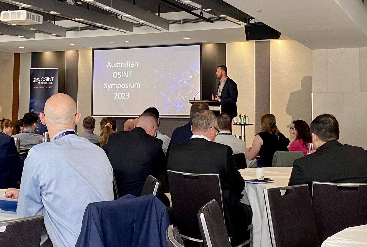 osintcombine's tweet image. The 2023 Australian OSINT Symposium is GO! #AOS2023