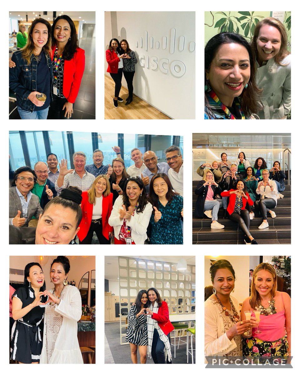 #ThankfulTuesday 🙌🏽 vibes at the office today. Grateful 😇 for being part of this team who bring courage, compassion and joy ❤️ to every day. #WeAreCisco #CiscoCX #WomenInTech #BeYouWithUs #StrongerTogether <a href="/HelenFridell/">Helen Fridell</a> <a href="/JacquiGF12/">Jacqueline Guichelaar</a> <a href="/SeemaHyne/">Seema Hyne</a>