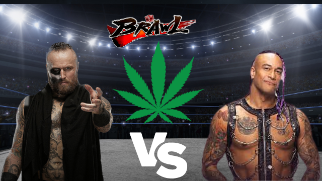 WGWF2023's tweet photo. and now for the #MondayNightBrawl card... In Round 1 of the #CannabisCup, @CyRiddle takes on #Ragnarok https://t.co/j5zkaiYFx9