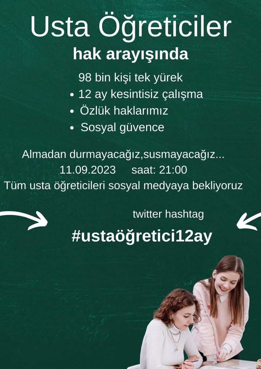nuranakpnar4's tweet photo. özlük hakları, onların emeğine ve eğitim kalitesine yapılan bir yatırımdır.Adil haklar,öğrencilerimize daha iyi bir gelecek sunmanın temel taşıdır.Bu nedenle, öğreticilerimize hakettikleri değeri vermenizi istiyoruz. #ustaöğretici12ay @RTErdogan  @dbdevletbahceli @Yusuf__Tekin https://t.co/1Pso0mbjrw