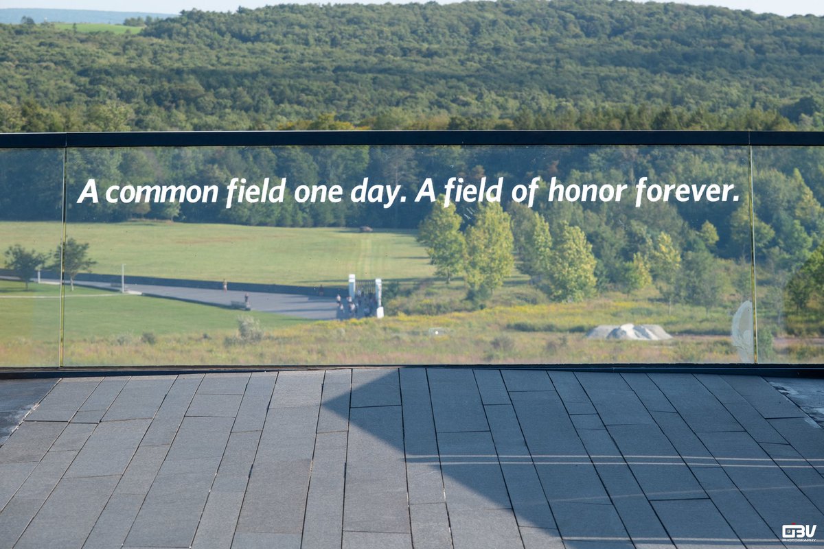 Obv2003's tweet photo. โA common field one day. A field of honor forever.โ @Flight93NPS @NatlParkService #911Anniversary #911NeverForget #911Memorial #NationalMemorial #flight93 #flight93memorial #September11 #Pennsylvania https://t.co/5tzkQyY7uO