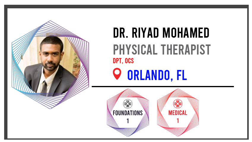 it was so exciting to see all the entries for the scholarship. The community is clearly very passionate about this patient population. It was tough choosing a winner but congratulations to <a href="/Riyad_Mohamed/">Riyad Mohamed, PT, DPT, OCS</a> for winning our Foundations and Medical Scholarship!