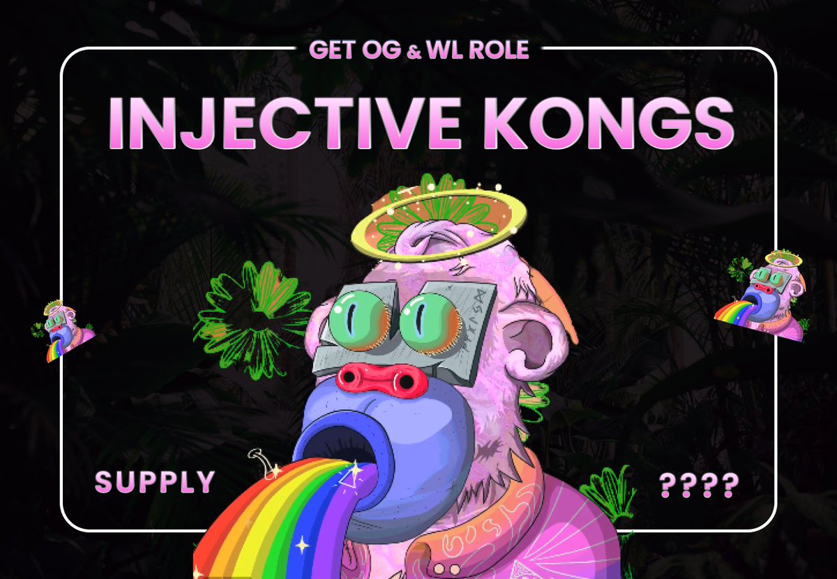 CryptoPorsh's tweet photo. π’ @InjectiveKongs is the first 2D animated NFT collection on @Injective!
I invite you to Discord: https://t.co/RK3XeGdCBc
π©· More information about the collection
π Get WL and OG roles
π Have fun with the community
#NFT #2dNFT #InjectiveKongs https://t.co/9UGYQ7ikbn