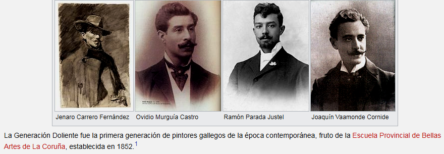 extrucker4's tweet photo. perteneciente a la llamada Xeración Doente.

Generación Doliente es el nombre con el que se conoce a un grupo de prometedores pintores de Galicia, fallecidos todos ellos de tuberculosis alrededor de 1900 cuando rondaban los 30 años.

https://t.co/ABJPFU81Yy https://t.co/zGuWqcWbpX