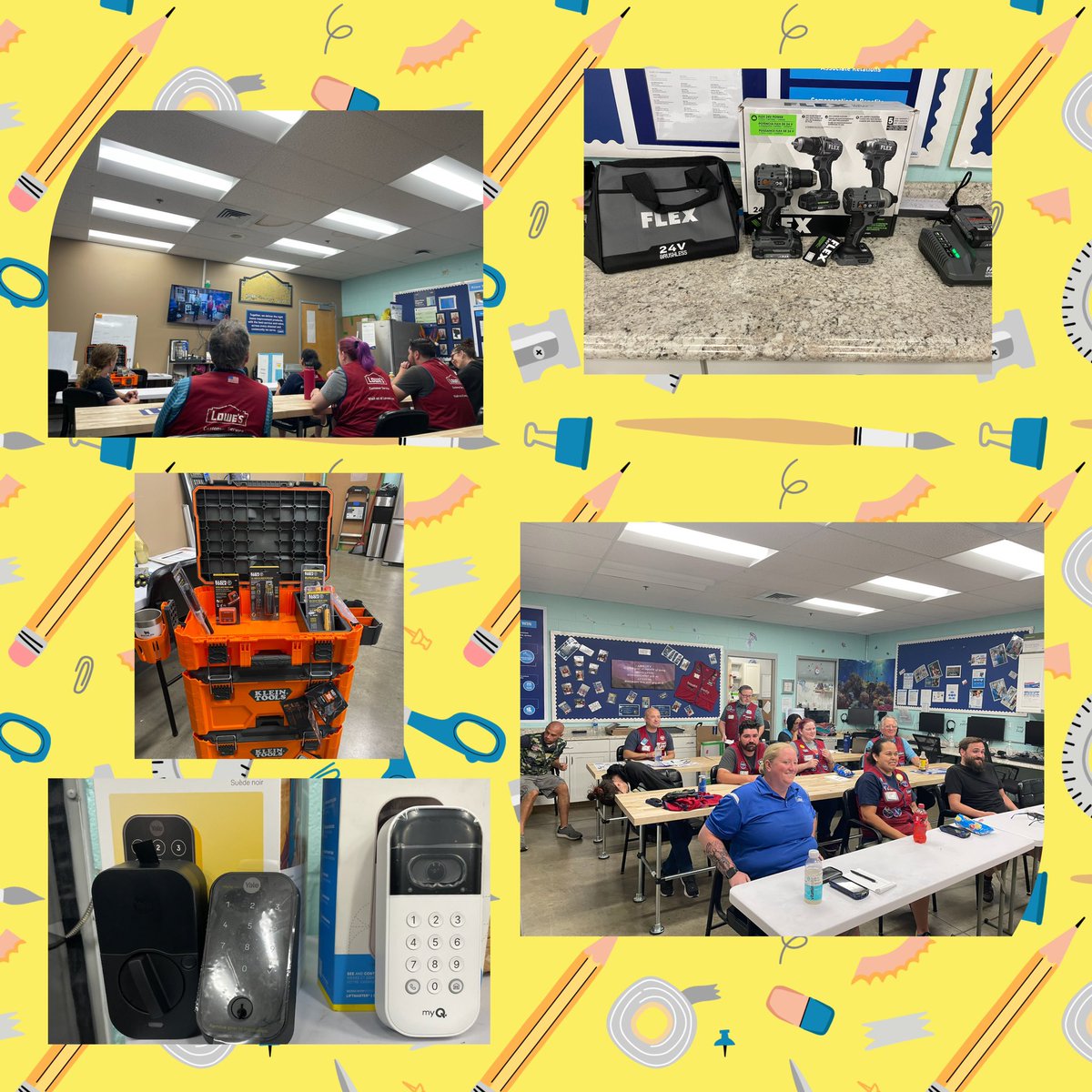 Merch Monday is in full swing. The team is here and ready to learn more about these awesome products we sell!
#Lowes1127 #merchmonday <a href="/BarbTaylor06/">Barb</a> <a href="/JHoffmann2207/">Joe Hoffmann</a> <a href="/JoeMcFarland_/">Joe McFarland</a> <a href="/BoltzBill/">Bill Boltz</a>