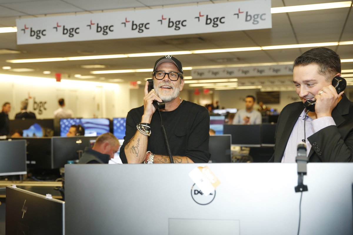 Delighted to have @JDMorgan to this years #CharityDay2023! Morgan is here representing the inspiring @52ndStProject Thanks for joining us. #BGCCharityDay #CantorRelief