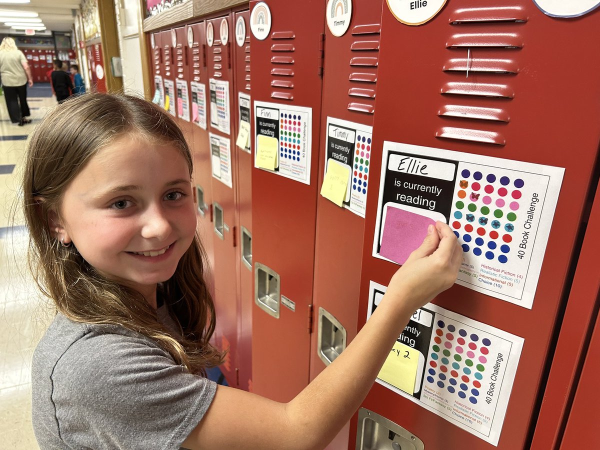 SobczakMrs's tweet image. Our #40BookChallenge has just begun and this impressive reader has already finished her 7th book! 🎉 #BeEvergreen