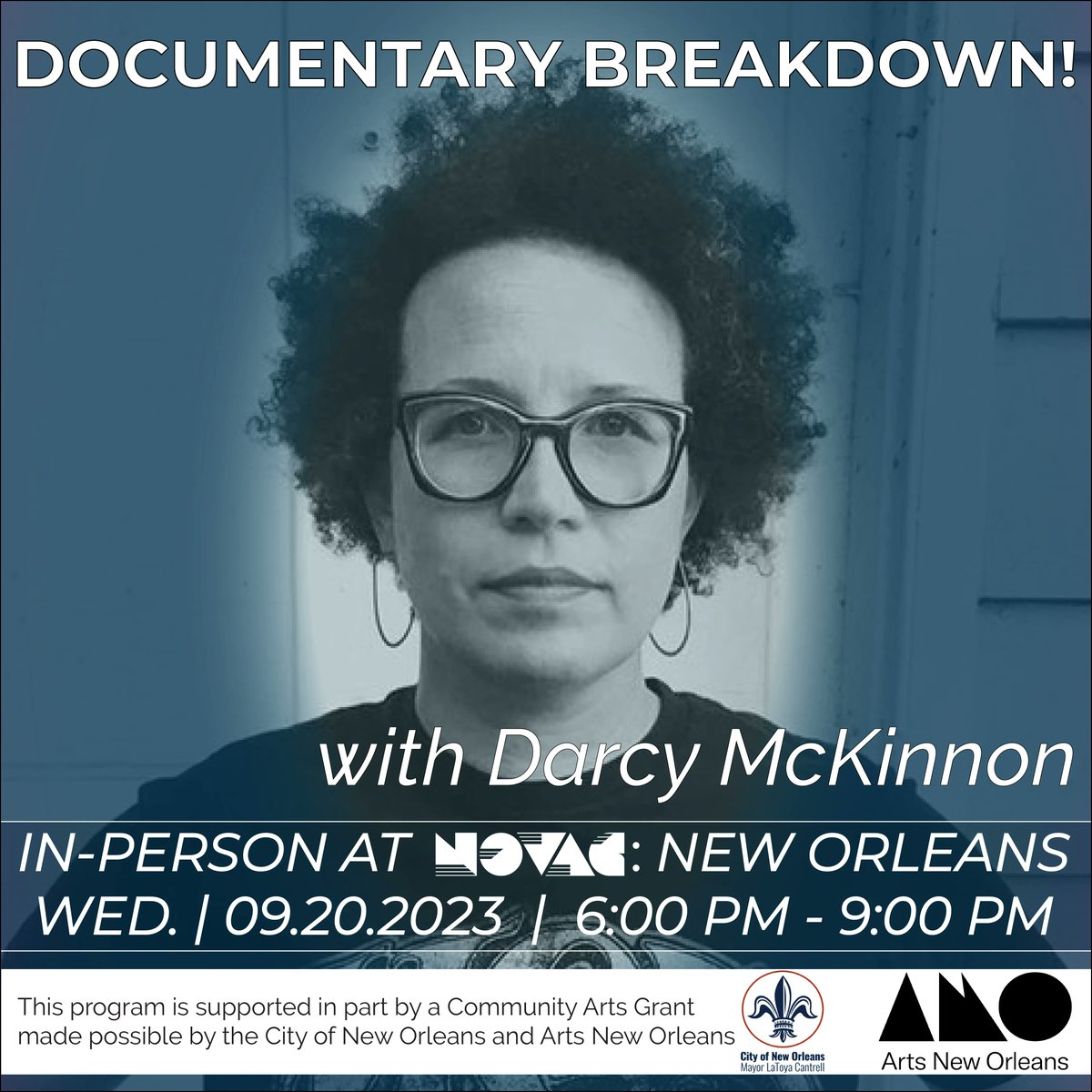 Is the process of bringing your film project to fruition giving you a menty b?  “Documentary Breakdown!” with Darcy McKinnon is here to help!  Folks are encouraged to bring real projects &amp; a laptop to work them out on.
$25 for NOVAC Mem | $30 for GA
Reg: buff.ly/3EsOvLb