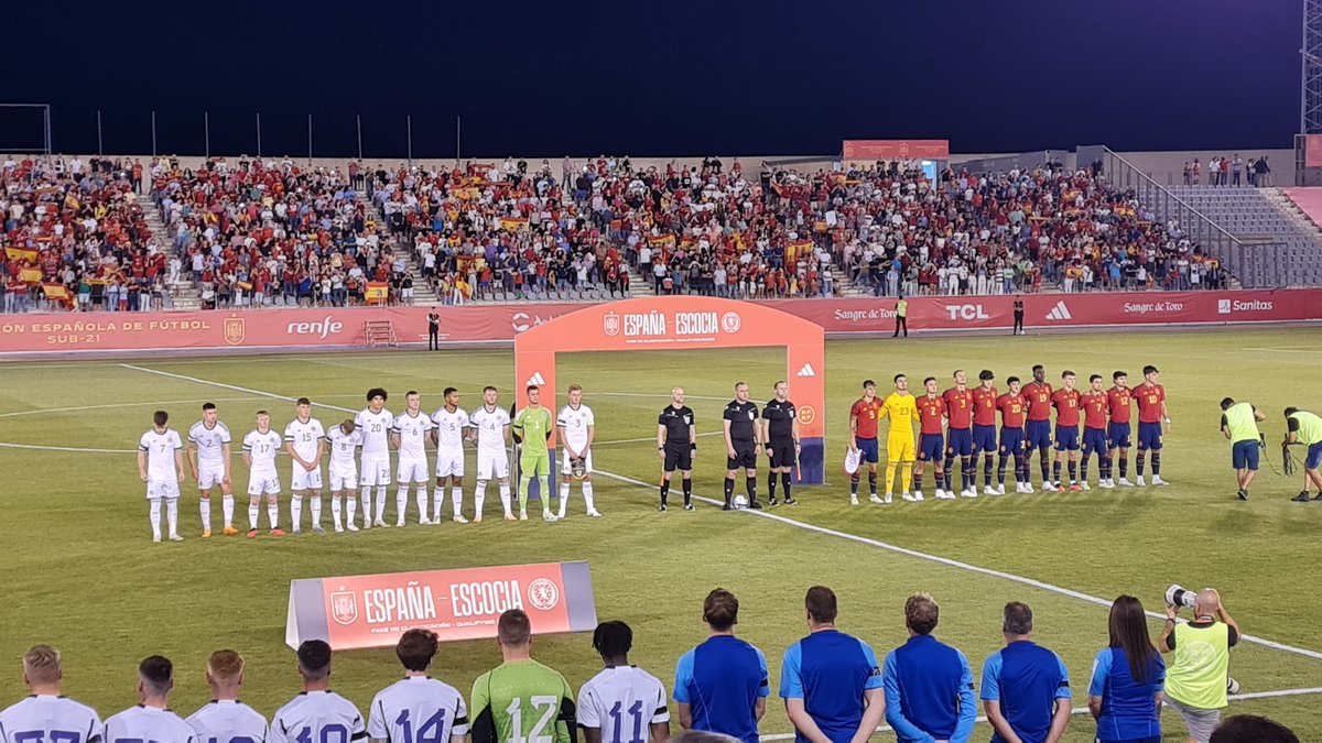 Spain U21 vs Scotland U21 in Jaén.    Mon the Scotland! #SCO21s