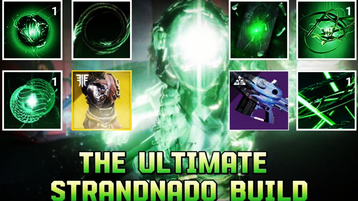 EpiphanyR32's tweet image. The Ultimate Strandnado Build video is out now over on YouTube! 
Link is here: youtu.be/OOeQhqptbTE
Like and Subscribe!

#destiny2 #build #hunterbuild #gaming #YouTube #like #comment #follow #content #ContentCreator #Destiny2Art #tiktok #Instagram #thefinalshape #lightfall