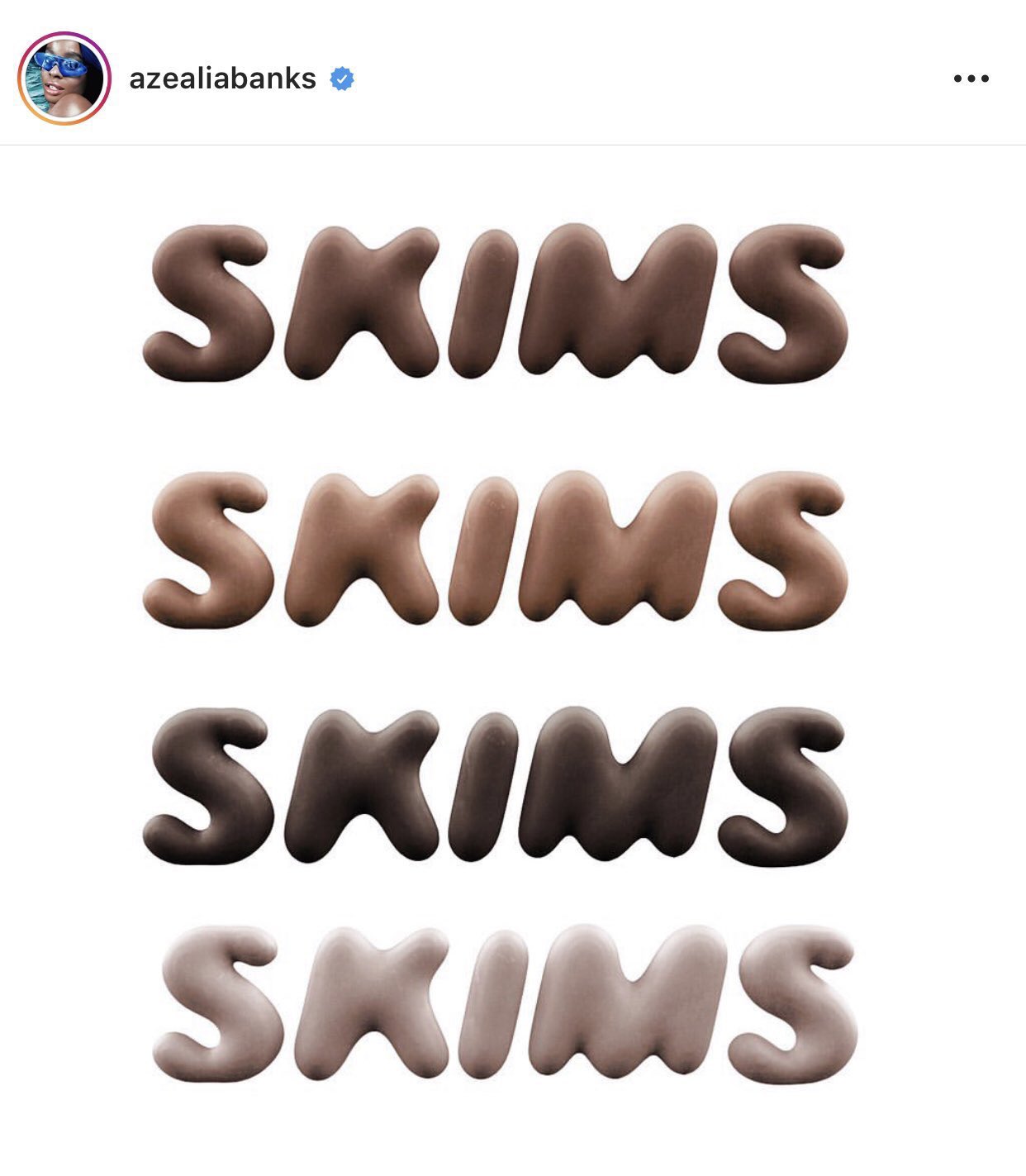 Azealia Banks News on X: DID YOU KNOW: ❓ Azealia Banks worked on the  original Skims logo for Kanye West & Kim Kardashian - however received no  credit after her design wasn't