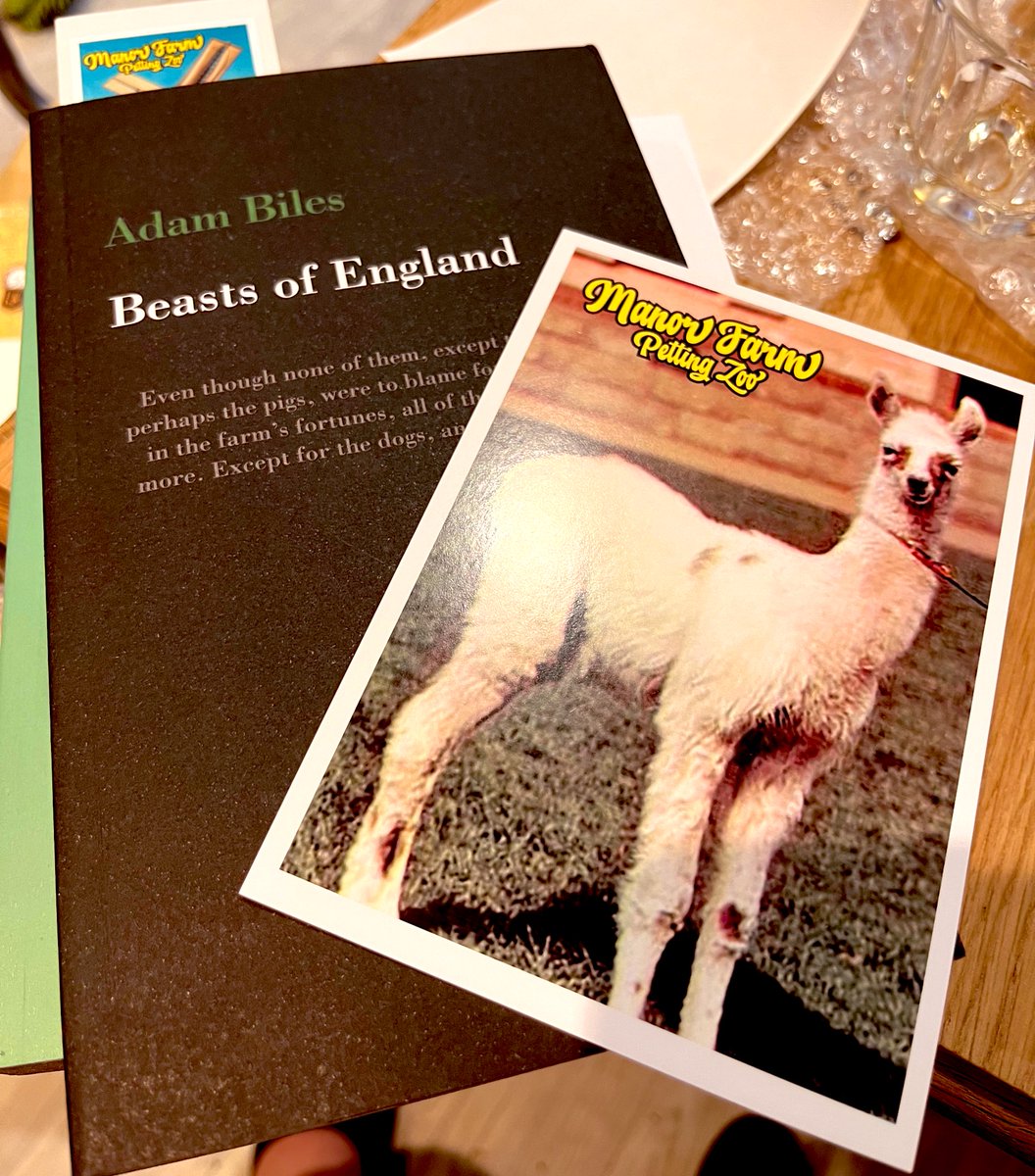 radley_zoe's tweet photo. #BookMail
Wow what a gorgeous parcel I received from @GalleyBeggars as part of their subscription (which you can also check out) I have in my hands this rather intriguing book #BeastsOfEngland by Adam Biles is a nod to George Orwell’s political satire Animal Farm https://t.co/k6FgjQFjUZ