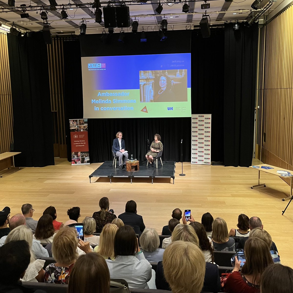 ‘Ukraine will win. And when they win, with such extraordinarily motivated people I believe they can become an extraordinary country not only for themselves but for what they can offer to the world.’ 💬 Dame @MelSimmonsFCDO at tonight’s @Ukr_Institute @JW3London event