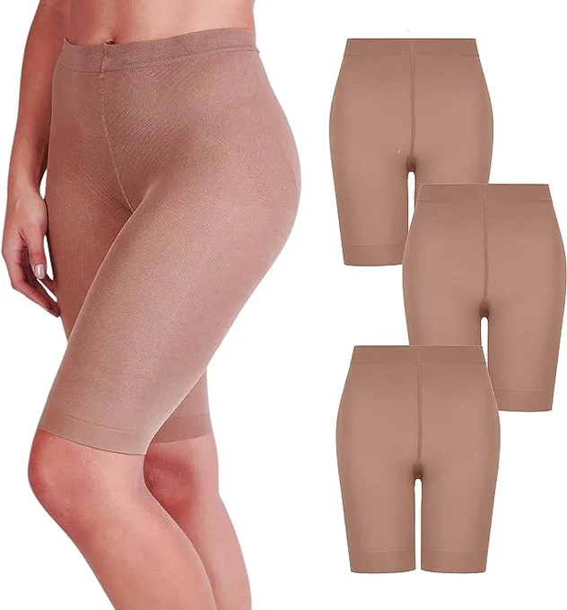 Kit 3 Calcinha Gestante Lupo Boyshort Sem Costura Boxer Feminino Loba