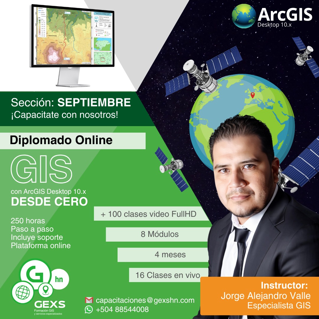 GExSHN's tweet photo. Aprendé GIS Desde Cero
👉 Diplomado Online GIS 🚀🌎
Aprovecha la tecnología GIS en tus proyectos de todo tipo
¡Adquiere estas nuevas habilidades!💪
Fecha: 18 septiembre

👉 Detalles https://t.co/Mv7lU5pnxb https://t.co/hZhR0dKDLY