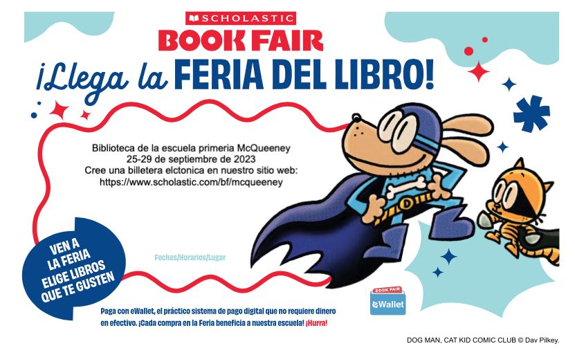 McQ's Book Fair is just two weeks away! Create your e-wallet now and share it with friends, family, &amp; social media to let others help your child buy books! <a href="/MatsRead/">Matador Libraries</a> <a href="/SeguinISD/">Seguin ISD</a> <a href="/McQueeneyESISD/">McQueeney Elementary</a> #SeguinReads #1Heart1Seguin #WeAreSeguin