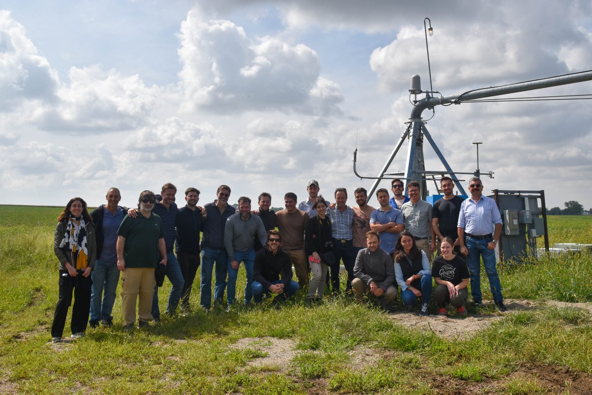 NebENREEC's tweet photo. This morning a group of producers from Argentina came out to learn about the way ENREEC farm shop utilizes fertigation and irrigation scheduling systems. https://t.co/xokLXA5E9g