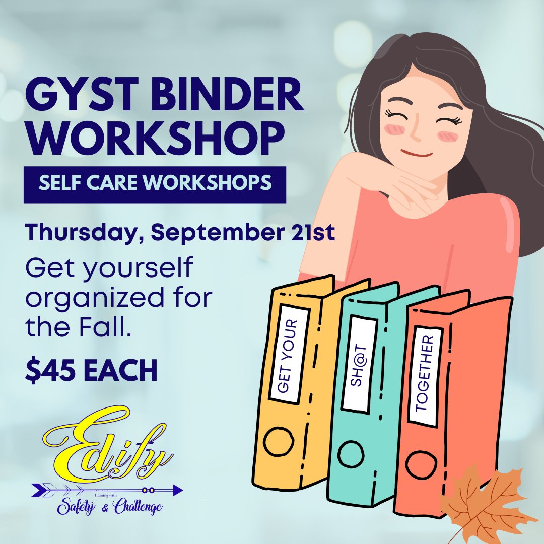 theedifycentre (@theedifycentre) on Twitter photo $45 per person, all supplies included
To Register and more details please contact:
Sonia McDonald CYW, CYC cert.
E-Mail: soniamc@edifycentre.ca
Tel: 905-866-2172 or 519-307-4500
edifycentre.ca $45 per person, all supplies included
To Register and more details please contact:
Sonia McDonald CYW, CYC cert.
E-Mail: soniamc@edifycentre.ca
Tel: 905-866-2172 or 519-307-4500
edifycentre.ca