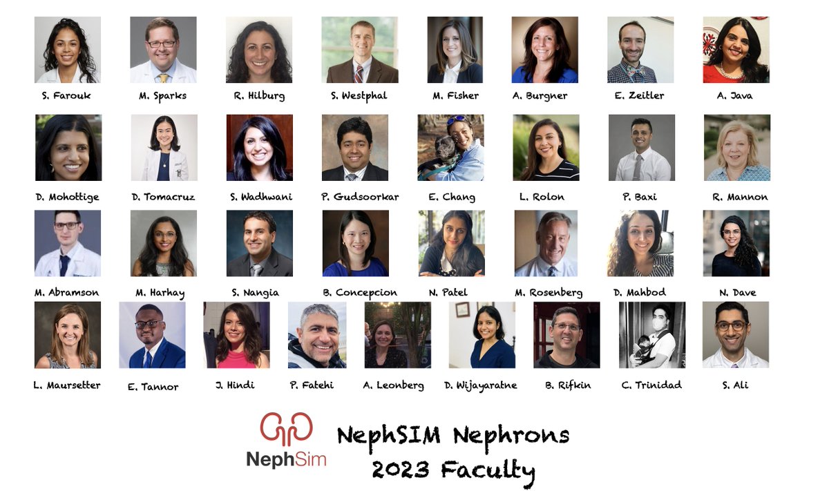 Applications open for the 2024 @Neph_SIM Nephrons Program (due 11/15): 6-mo virtual program for medical students & residents interested in learning more about #nephrology + neph careers Trainees will be paired 1:1 with mentors More here: nephsim.com/nephsim-nephro… #FOAMed @nkf