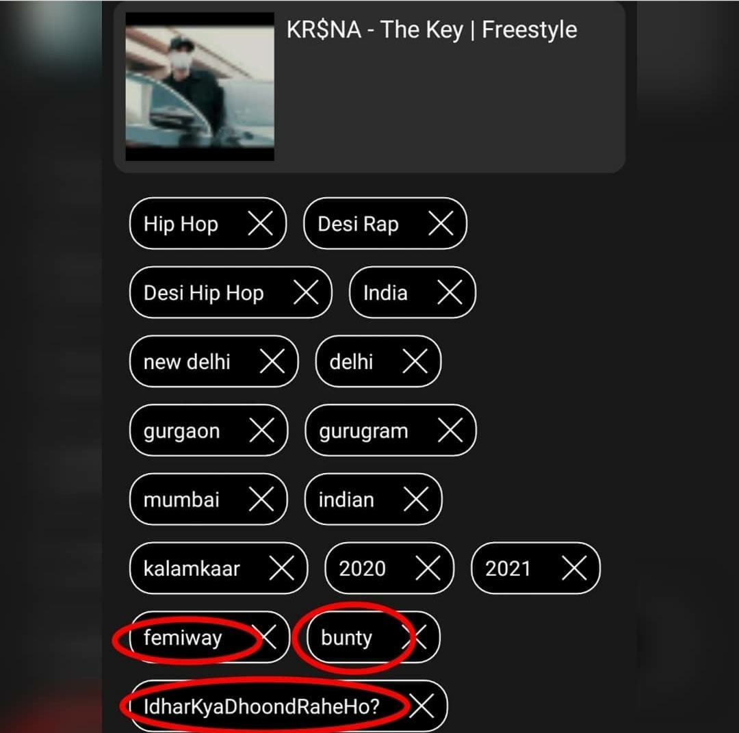 RealkrsnaF's tweet photo. Throw back when KR$NA added #Femiway #Bunty in the tags of THE KEY FREESTYLE
#Krsna https://t.co/9dfAp4kp2n