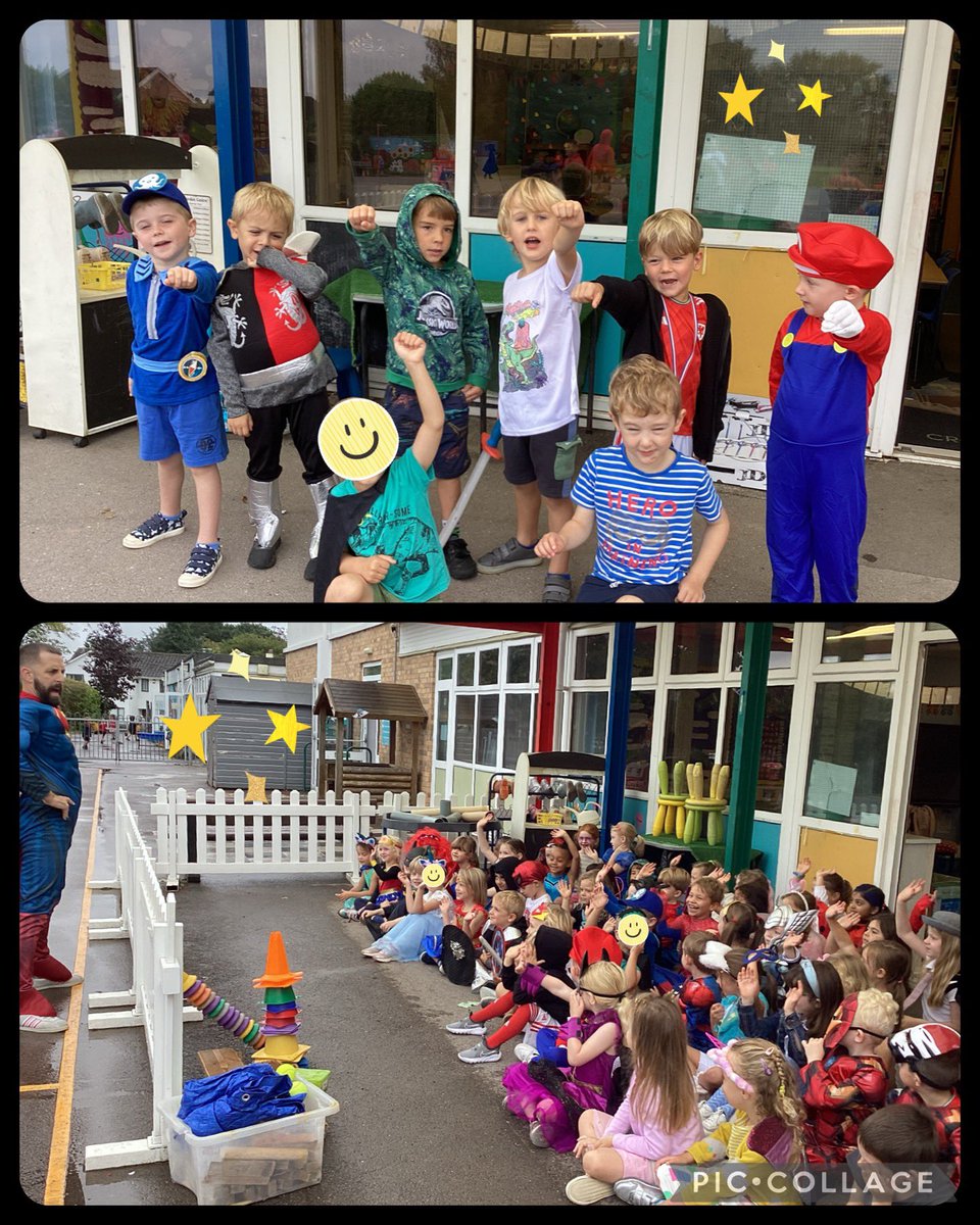 Llysfaen2029's tweet photo. ๐คฉWOW! ๐คฉWhat a day-#1CS & #1KP you all looked AMAZING showcasing your โsuperโ selves! A fantastic launch day for our โSuper Me, Super Youโ topic, topped with an appearance from Superman himself! #HCI #HWB @CSCJES https://t.co/3mye6L0qOo