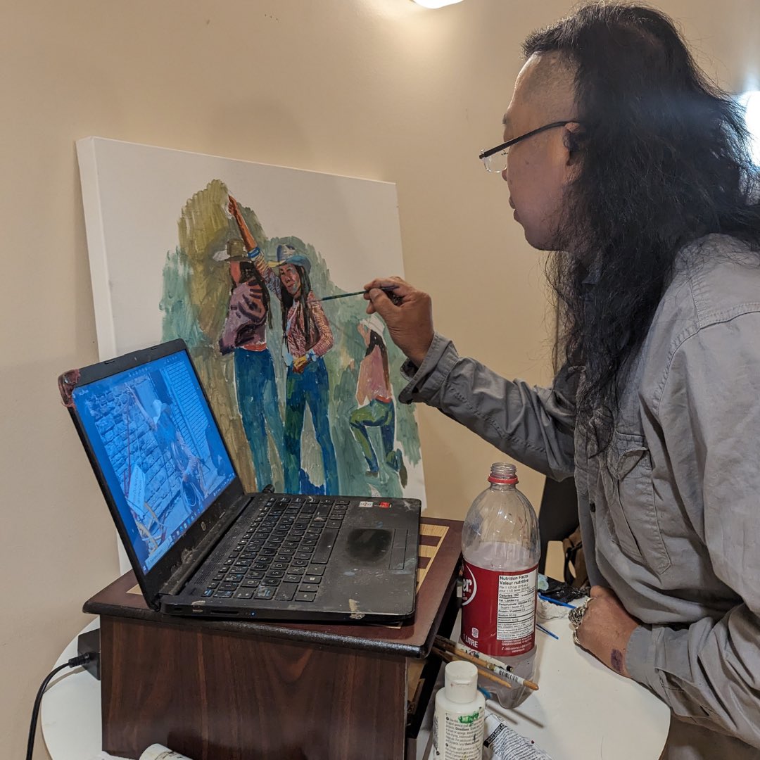 TSACSC's tweet photo. We have some very talented clients!  An is an artist who despite his talent, struggles to make a living and has found shelter with us in the last few months. Learn more about An's story at https://t.co/FqLme4LKdu https://t.co/LOMt6BqYrh