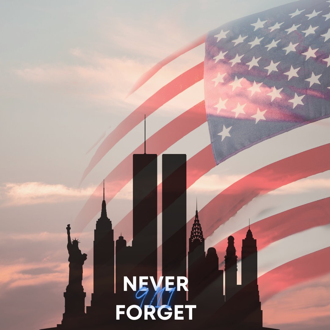 Honoring the lives lost and the heroes who emerged on this solemn day. 🇺🇸 #NeverForget #911Remembrance