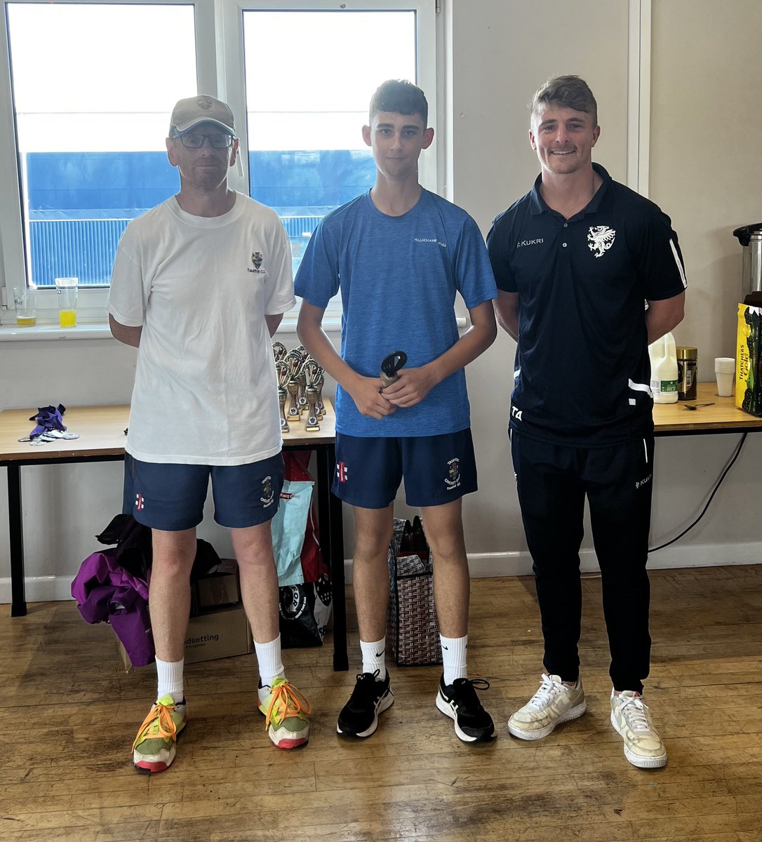 TCCjuniors's tweet photo. Great time at the junior presentation day celebrating all of the individual &amp; team achievements. Big thank you to @tomabell1 for presenting the awards &amp; joining in the kids v parents net session. https://t.co/E7a5tTa9In