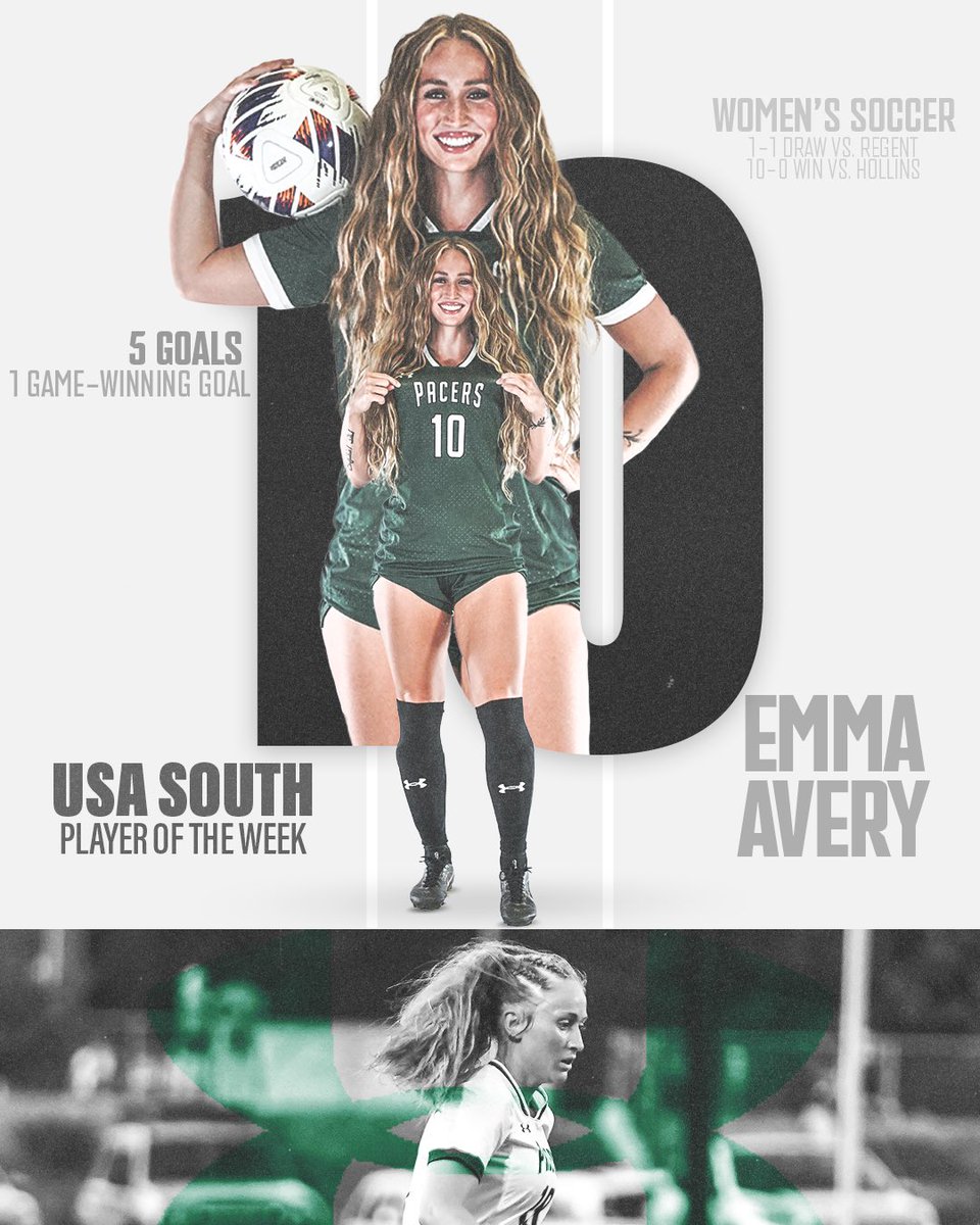 USA SOUTH WOMEN’S SOCCER PLAYER  OF THE WEEK! 🐎⚽️