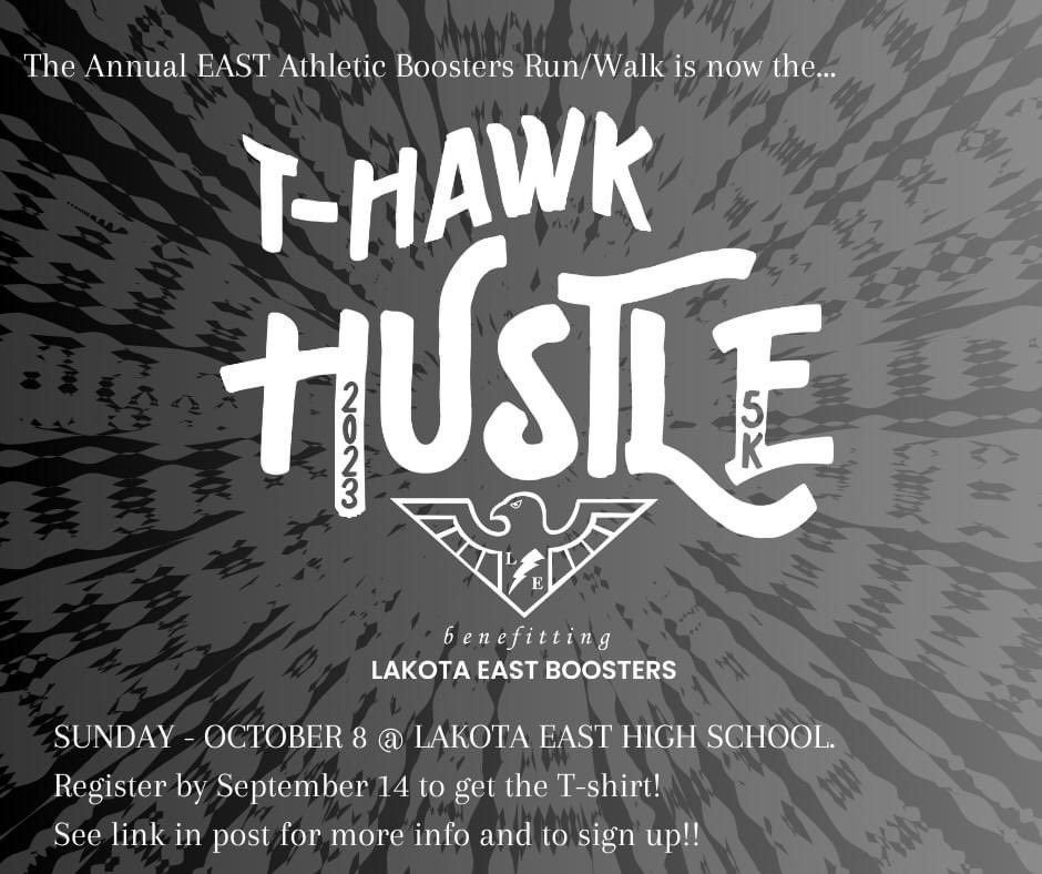 Come Run/Walk with EAST Athletics Sunday Oct. 8 - All proceeds benefit EAST Athletics Boosters and $10 from every registration goes directly to the EAST team of your choice! #theeastway
runsignup.com/thunderhawk5k?…