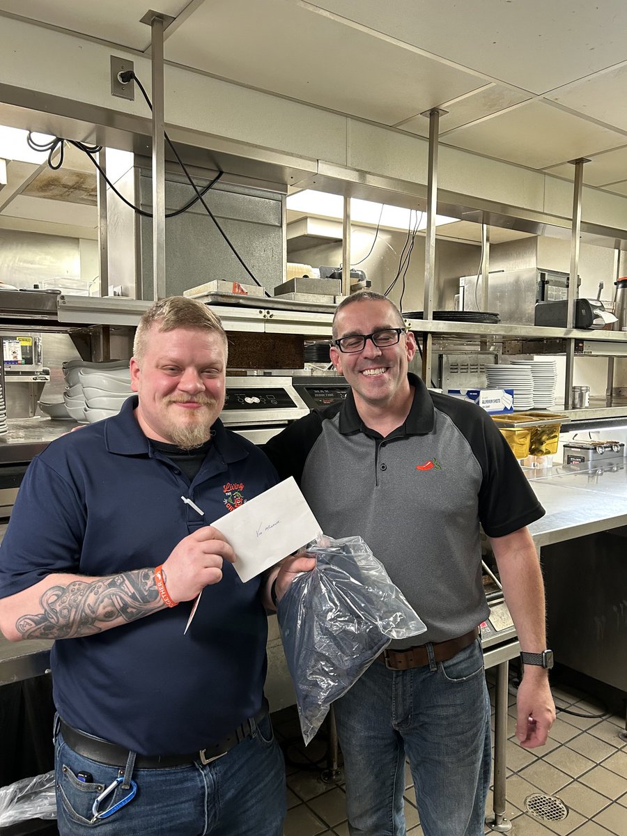 Celebrating Vito at Airport Hwy as regional leader of the quarter from Q4!