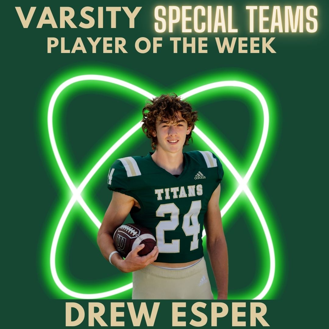 TCWestTitanFB's tweet photo. Congratulations to our Varsity players of the week for the game against Bay City Western! Go Titans and keep up the good work! E.M.A.T @bode_tokie @DrewEsper https://t.co/pQOoIRqOq3