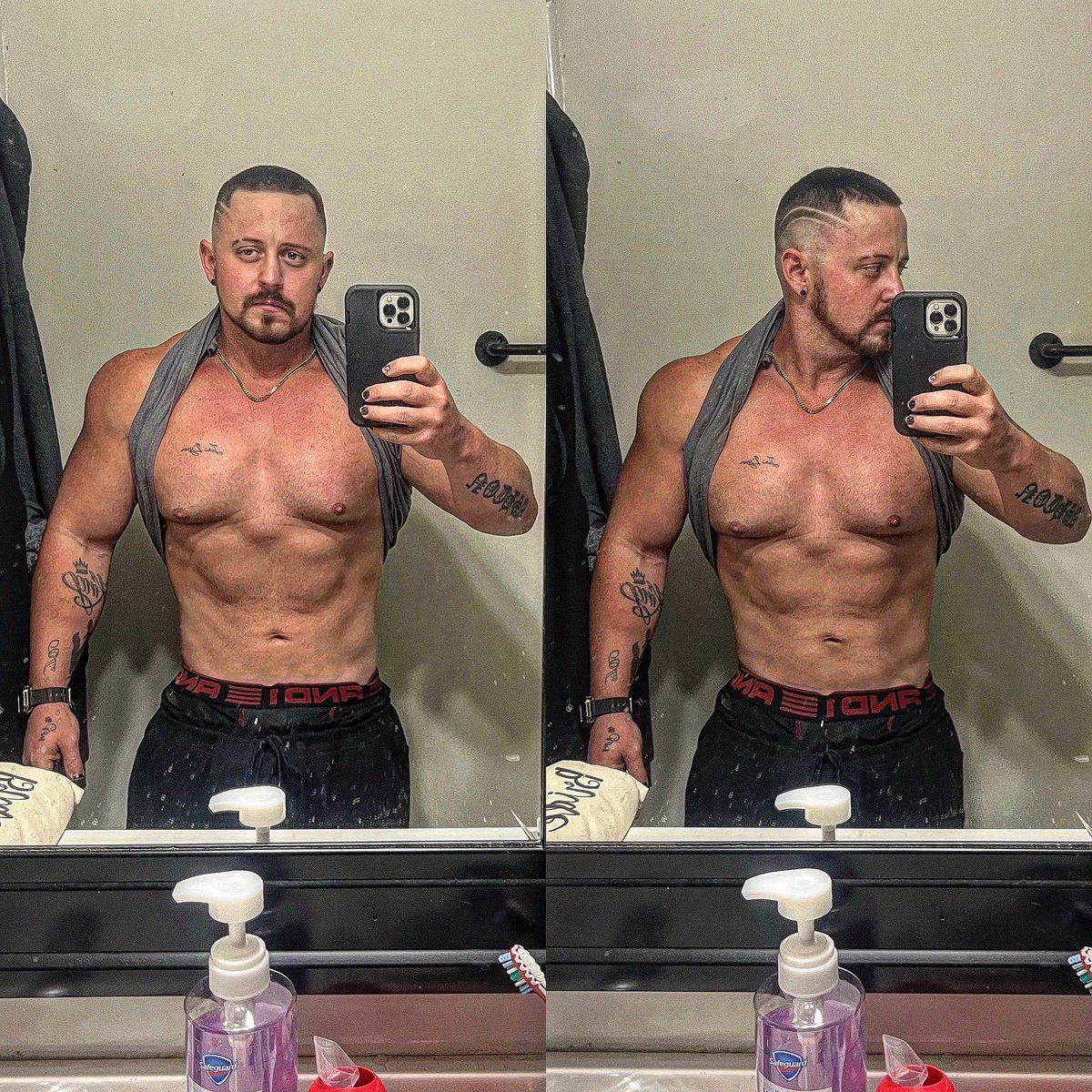 New hair, who dis? 
Definitely seeing the aftermath from the beach trip in my abs/core 😅 
Time to play catch up for the next week! 
#bodybuilder #bodybuilding #muscle #muscles #body #strong #gains #abs #gym #fit #fitness #fitguy #gymlife #fitfam #grow #fatloss #weightloss #diet