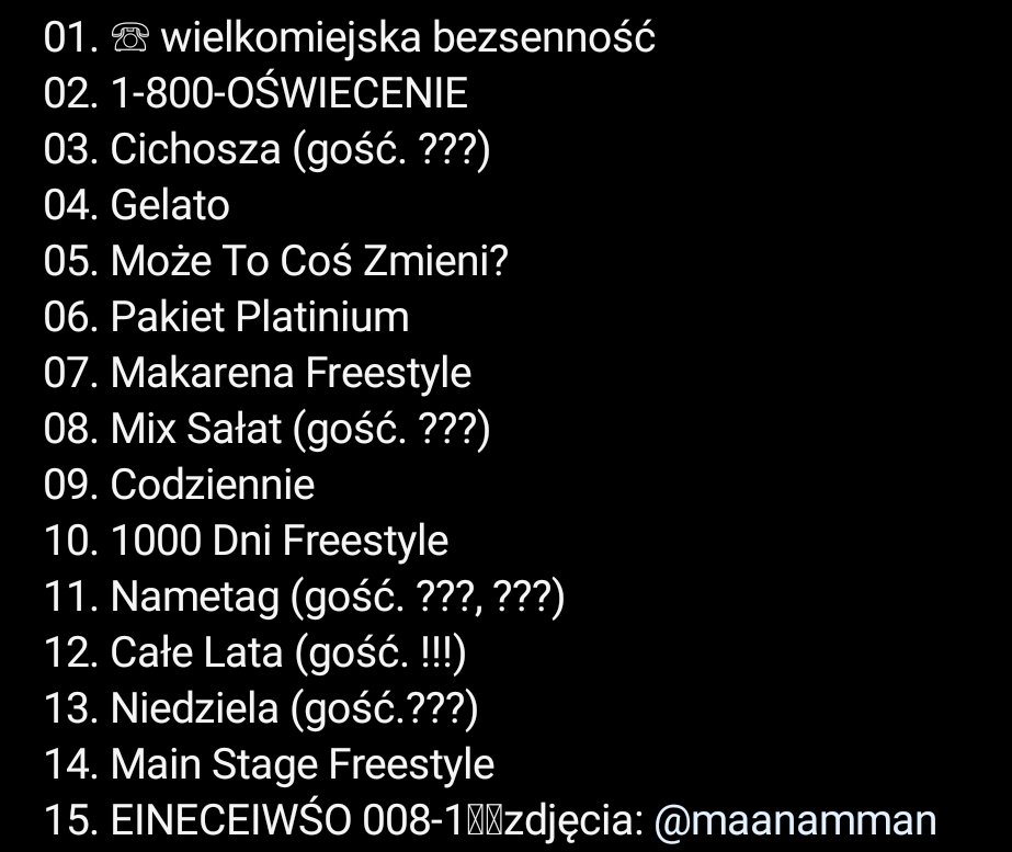 Taco Hemingway pokazał okładkę płyty oraz całą trackliste nadchodzącego albumu #tacohemingway