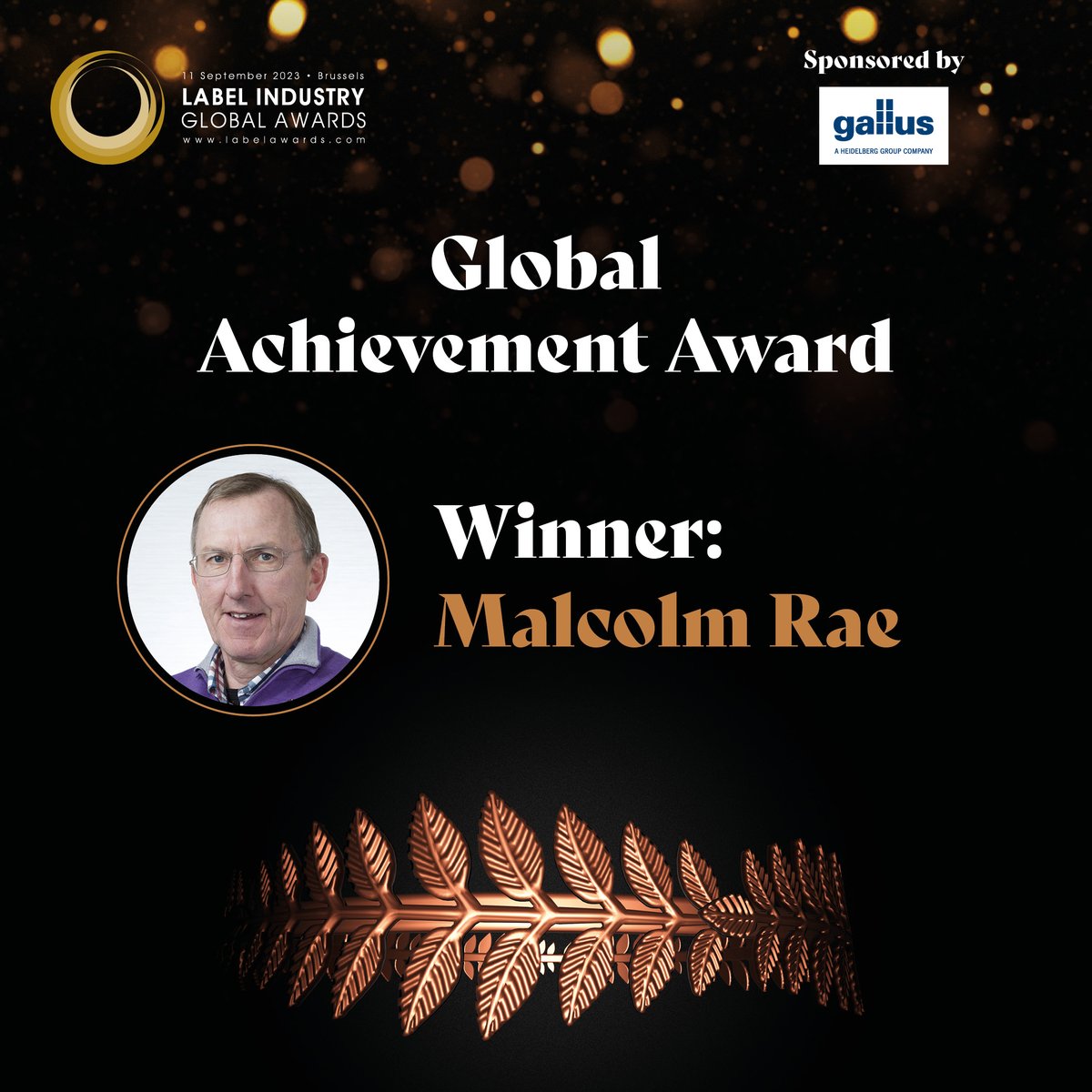 Congratulations to Malcolm Rae for winning the Global Achievement Award!

As a leader, role model and mentor to many people across GEW and the industry, he is known for his straight-talking attitude, hard work and optimism. #Labels #Packaging #LabelAwards2023 #LabelexpoEurope2023