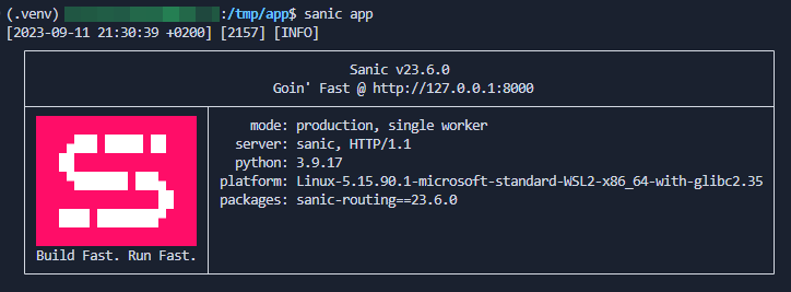 sanicframework's tweet photo. How is it possible to have a functioning webserver with @sanicframework being the only dependency? Well, Sanic is not just a framework, but also a webserver!

Simply run:
► sanic <filename>

#PythonSanic #Python #Webserver #WebDev #WebDevelopment https://t.co/IbWBpexsxX