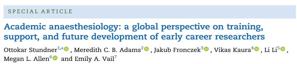 Li Li, MD, PhD (@dilithium21) on Twitter photo Happy to share this perspective piece on academic anesthesiology (authors.elsevier.com/sd/article/S00…) <a href="/BJAJournals/">British Journal of Anaesthesia</a> with my wonderful BJA fellows <a href="/OttoStundner/">Otto Stundner</a>, <a href="/MeredithAdamsMD/">Dr. Meredith C. B. Adams</a>, <a href="/JFronczekMD/">Jakub Fronczek, MD, PhD</a>, <a href="/vikaskaura1/">Vikas Kaura</a>, Megan Allen, @emilyvailmd. Many thanks to our mentors Gareth Ackland & <a href="/HughHemmings/">Hugh Hemmings</a>! Happy to share this perspective piece on academic anesthesiology (authors.elsevier.com/sd/article/S00…) <a href="/BJAJournals/">British Journal of Anaesthesia</a> with my wonderful BJA fellows <a href="/OttoStundner/">Otto Stundner</a>, <a href="/MeredithAdamsMD/">Dr. Meredith C. B. Adams</a>, <a href="/JFronczekMD/">Jakub Fronczek, MD, PhD</a>, <a href="/vikaskaura1/">Vikas Kaura</a>, Megan Allen, @emilyvailmd. Many thanks to our mentors Gareth Ackland & <a href="/HughHemmings/">Hugh Hemmings</a>!