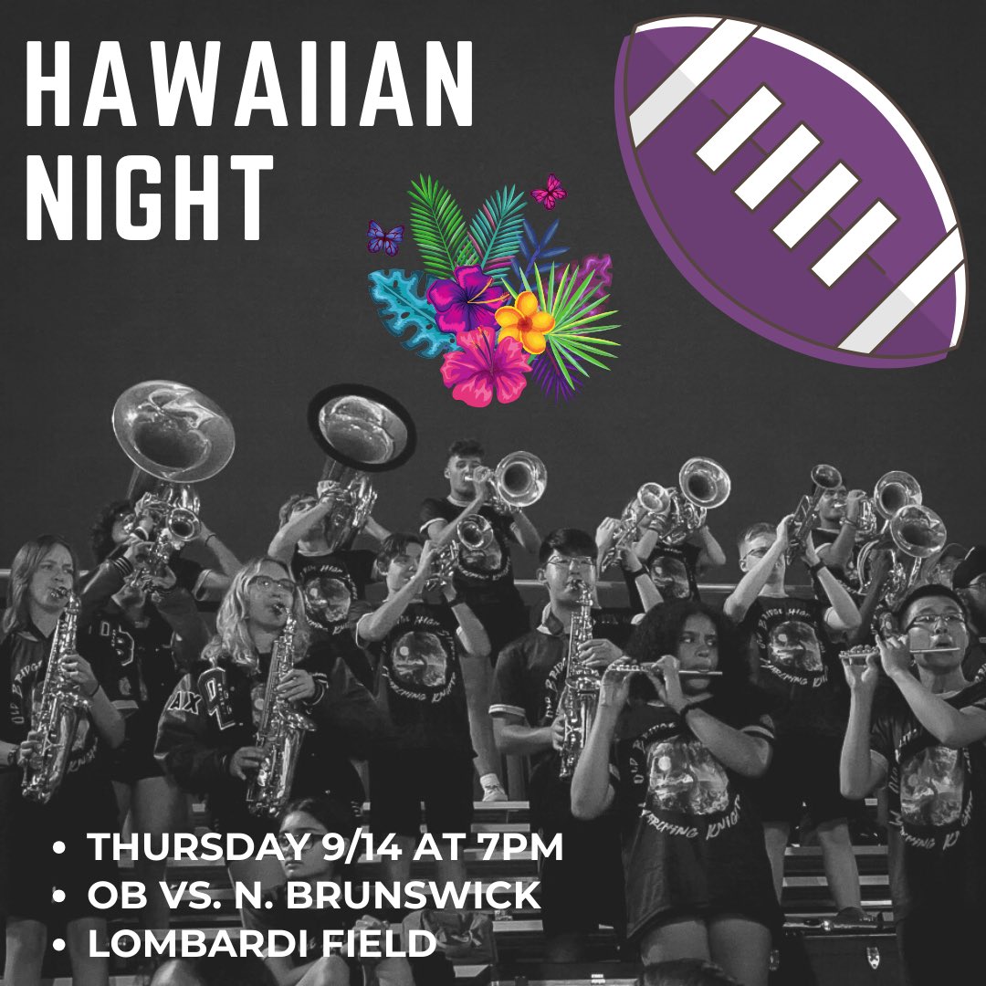 See you Thursday. 🏈🎶💜🖤🌺 @FazioSally