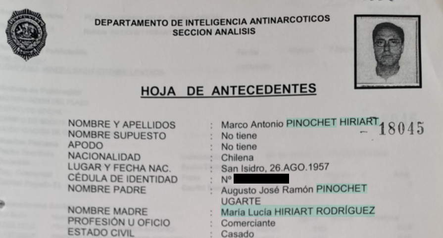 ciper's tweet photo. #PapelesDeLaDictadura Cuando la dictadura se acababa los hijos de Augusto Pinochet participaron en negocios con el grupo de grandes traficantes de drogas y armas que estaban tras la empresa Focus. Sus fichas quedaron registradas en informes policiales
https://t.co/1VUKjbOf0J https://t.co/TvuN0lyJgX