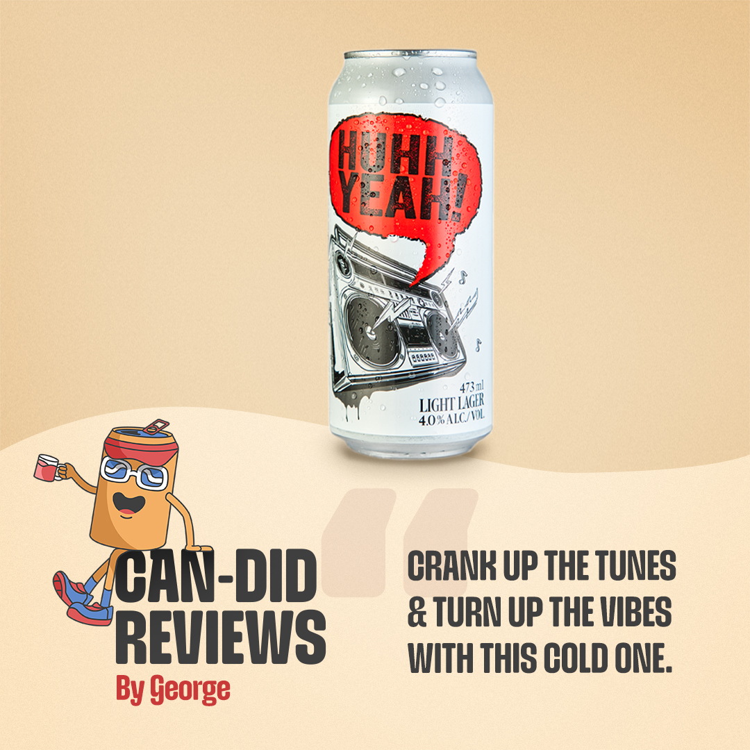 Hey there, flavour enthusiasts! George here, and I just had a ‘Huh Yeah!' moment with this lager. 🍺 This brew is like a flavour rollercoaster – it's got twists, turns, and a whole lot of excitement packed into every sip!