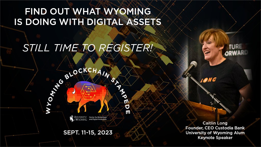 uwyoblockchain's tweet photo. Great speakers and great topics!
https://t.co/CMXShNv67e https://t.co/ZYa9E8b8yD