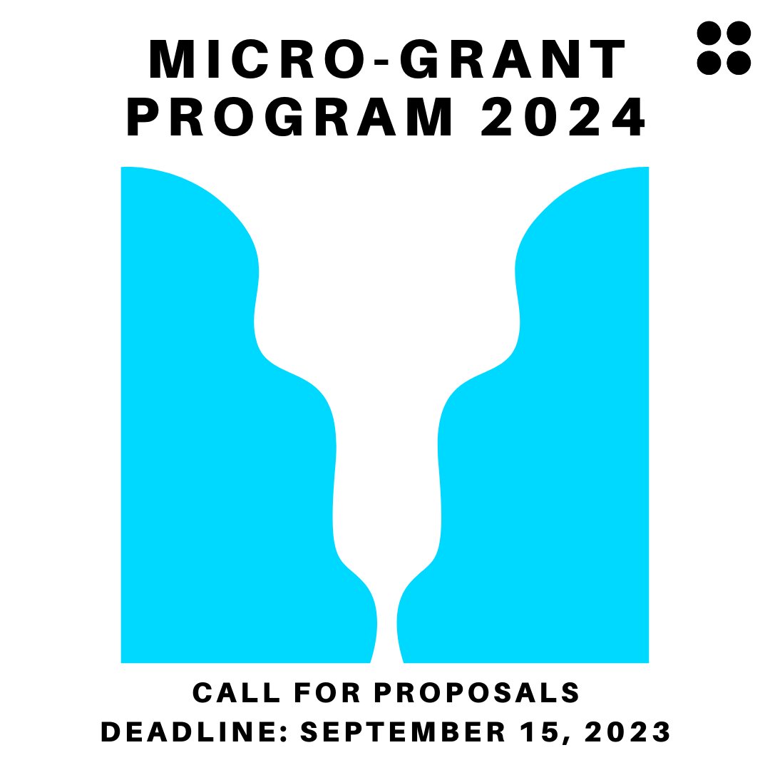 Our deadline for the micro-grant program is fast approaching! 

Remember to submit your application (we accept proposals in English, Spanish, and French).